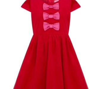 Charming Pink Kids Dress with Bows